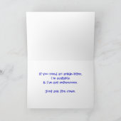 Unterstützung und Ermutigung - Hunde über tierisch Karte (Innenseite)