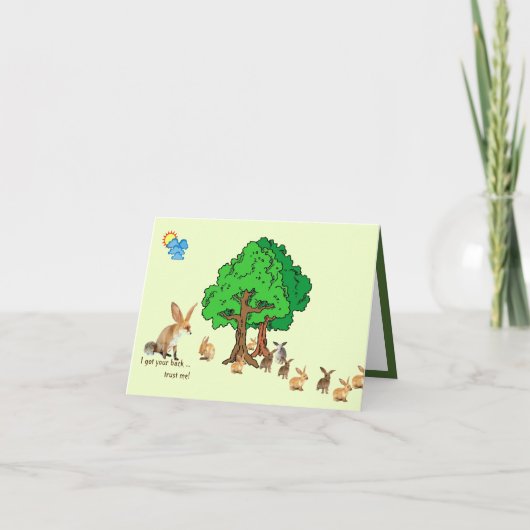 Unterstützung und Ermutigung Karte (Vorderseite)