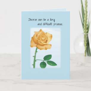 Unterstützung und Förderung der Scheidung, Rose Karte