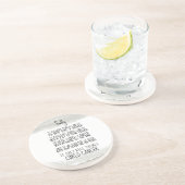 Unterstützung und Förderung von Krebs Getränkeuntersetzer (Seite)