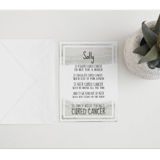 Unterstützung und Förderung von Krebs Karte