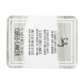 Unterstützung und Förderung von Krebs Magnet (Horizontal)