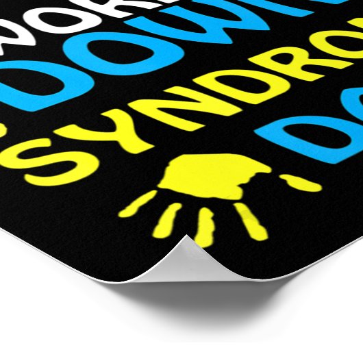 Unterstützung und Sensibilisierung für den Weltunt Poster (Ecke)