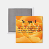 Unterstützung und Stärke Magnet (Vorderseite/Rückseite)