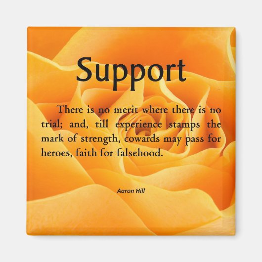 Unterstützung und Stärke Magnet (Vorne)