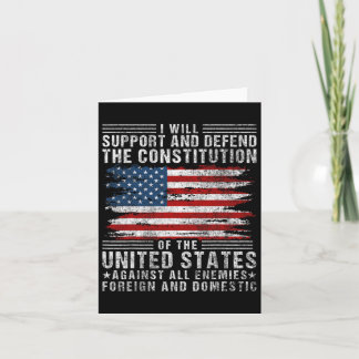 Unterstützung und Verteidigung der Verfassung - US Karte