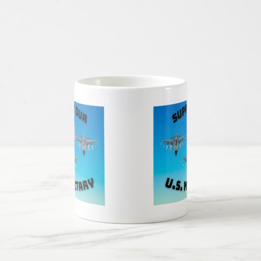 Unterstützung unserer militärischen Tasse in den U (Mittel)