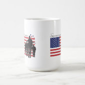 Unterstützung unserer Truppen Kaffeetasse (Mittel)
