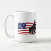 Unterstützung unserer Truppen Kaffeetasse (Links)