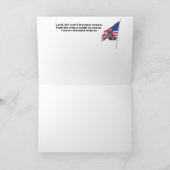 Unterstützung unserer Truppen Karte (Innenseite)