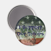 Unterstützung unserer Truppen Magnet (Vorderseite/Rückseite)