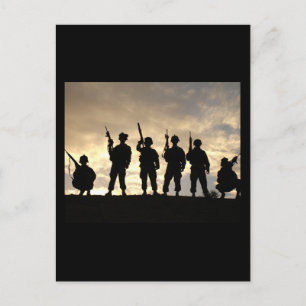 Unterstützung unserer Truppen Postkarte