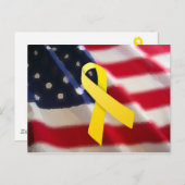 Unterstützung unserer Truppen Postkarte (Vorne/Hinten)