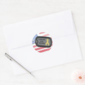 Unterstützung unserer Truppen Runder Aufkleber (Umschlag)