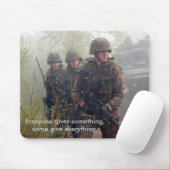 Unterstützung unserer Truppenmousepad Mousepad (Mit Mouse)