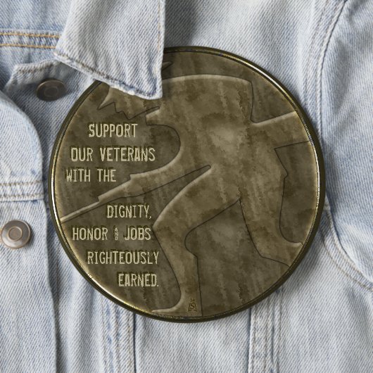 Unterstützung unserer Veteranen Button (Beispiel)