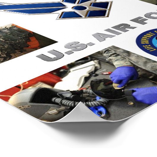 Unterstützung von Aircrew Poster (Ecke)