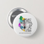 Unterstützung von Asthma Awareness Ribbon Button (Vorne & Hinten)