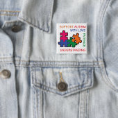 Unterstützung von Autismus Button (Beispiel)