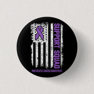 Unterstützung von Bauchspeicheldrüsenkrebs Button
