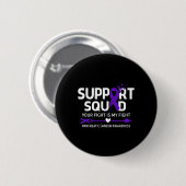 Unterstützung von Bauchspeicheldrüsenkrebs Button (Vorne & Hinten)