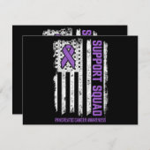 Unterstützung von Bauchspeicheldrüsenkrebs Dankeskarte (Vorne/Hinten)