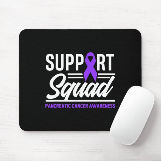 Unterstützung von Bauchspeicheldrüsenkrebs Mousepad (Mit Mouse)