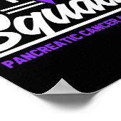 Unterstützung von Bauchspeicheldrüsenkrebs Poster (Ecke)