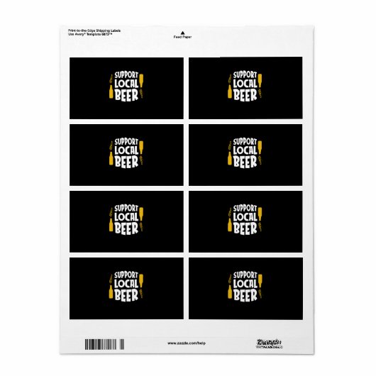 Unterstützung von Bier vor Ort (Vorne)