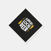 Unterstützung von Bier vor Ort Serviette (Ecke)