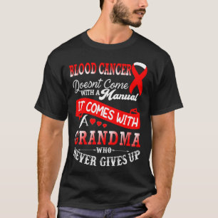 Unterstützung von Blutkrebs-Bewusstsein Red Ribbon T-Shirt