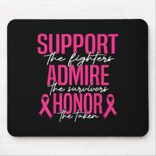 Unterstützung von Brustkrebs Admire Ehrenkrebs A Mousepad