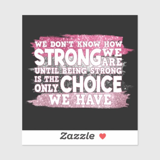 Unterstützung von Brustkrebs Aufkleber (Blatt)