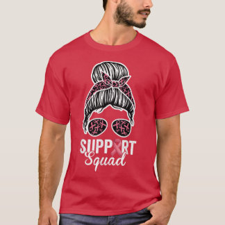 Unterstützung von Brustkrebs bei Frauen, rosa Brus T-Shirt
