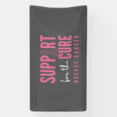 Unterstützung von Brustkrebs für das Heilbannerzei Banner (Vertikal)