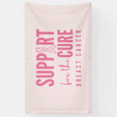 Unterstützung von Brustkrebs Heilung Banner Außenw (Vertikal)