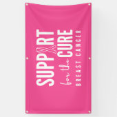 Unterstützung von Brustkrebs Heilung Banner Außenw (Vertikal)
