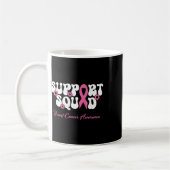 Unterstützung von Brustkrebs Kaffeetasse (Links)