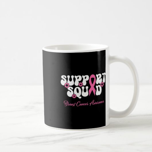 Unterstützung von Brustkrebs Kaffeetasse (Rechts)