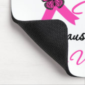 Unterstützung von Brustkrebs (Mama) Mousepad (Ecke)