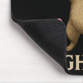 Unterstützung von Brustkrebs Mousepad (Ecke)