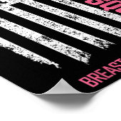 Unterstützung von Brustkrebs Poster (Ecke)