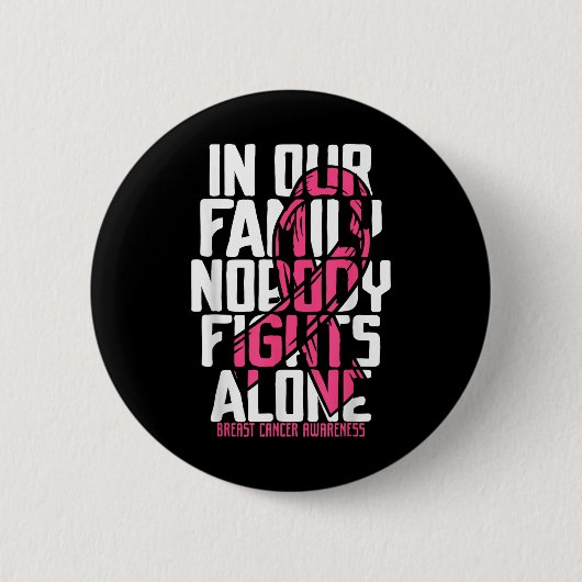 Unterstützung von Brustkrebs rosa Brustkrebs Button (Vorderseite)