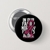 Unterstützung von Brustkrebs rosa Brustkrebs Button (Vorne & Hinten)