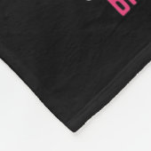 Unterstützung von Brustkrebs rosa Brustkrebs Fleecedecke (Ecke)