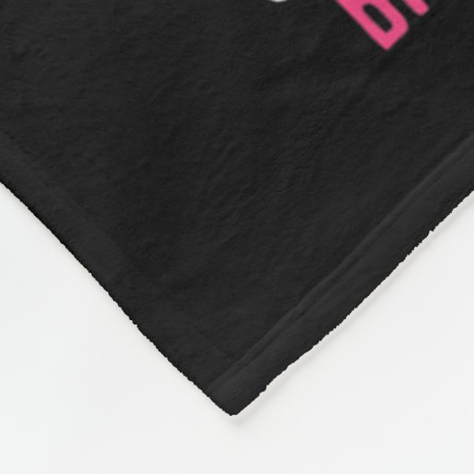 Unterstützung von Brustkrebs rosa Brustkrebs Fleecedecke (Ecke)