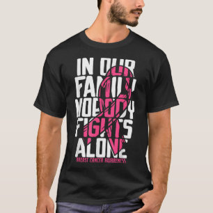 Unterstützung von Brustkrebs rosa Brustkrebs T-Shirt