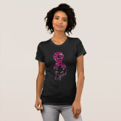 Unterstützung von Brustkrebs, rosa Ribbon, Pflege T-Shirt (Vorne ganz)