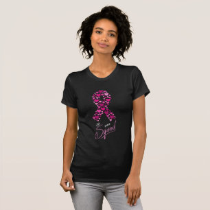 Unterstützung von Brustkrebs, rosa Ribbon, Pflege T-Shirt