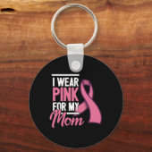 Unterstützung von Brustkrebs Schlüsselanhänger (Vorderseite)